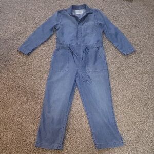 Chic Blue Denim Jumpsuit